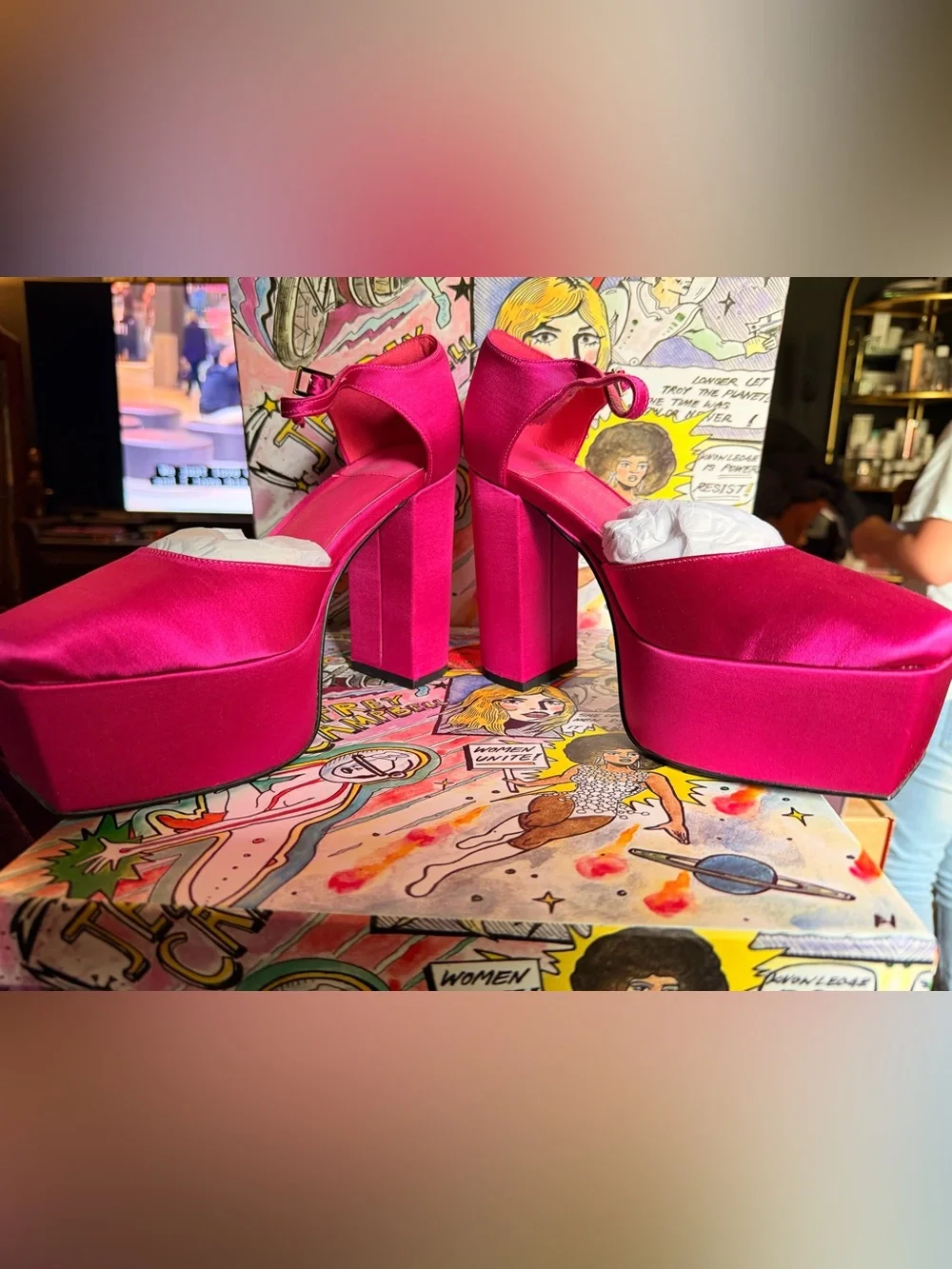 Jeffrey Campbell vibrant hot